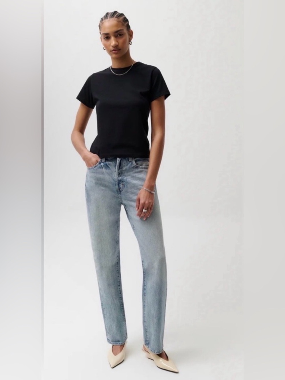 NWT Pistola Super High Rise Straight Cassie Jeans 29